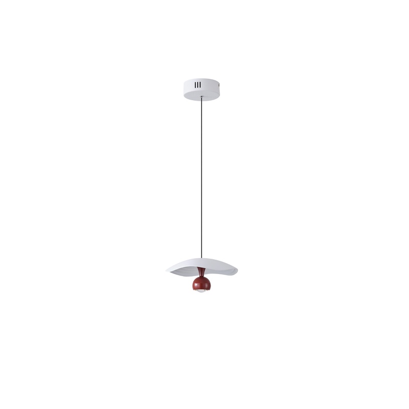 Arte Illumina Φωτιστικό Κρεμαστό Αλουμινίου LED 8W 3000Κ 400lm Φ230mm KOKKINO ENIGMA (144-15052)