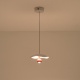 Arte Illumina Φωτιστικό Κρεμαστό Αλουμινίου LED 8W 3000Κ 400lm Φ230mm KOKKINO ENIGMA (144-15052)