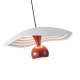 Arte Illumina Φωτιστικό Κρεμαστό Αλουμινίου LED 8W 3000Κ 400lm Φ230mm KOKKINO ENIGMA (144-15052)