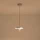 Arte Illumina Φωτιστικό Κρεμαστό Αλουμινίου LED 8W 3000Κ 400lm Φ230mm Χρυσό ENIGMA (144-15053)