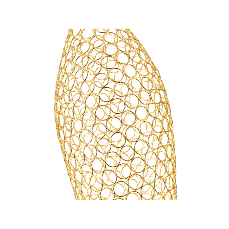 Arte Illumina Φωτιστικό Μονόφωτο Μέταλλο LED 7,6W 3000K 780lm 200x1960mm Χρυσό PERFORATO (144-15061)