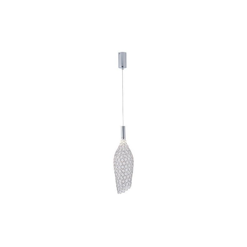 Arte Illumina Φωτιστικό Μονόφωτο Μέταλλο 6,3W 3000K 648lm 146x1780mm Ασημί PERFORATO (144-15062)