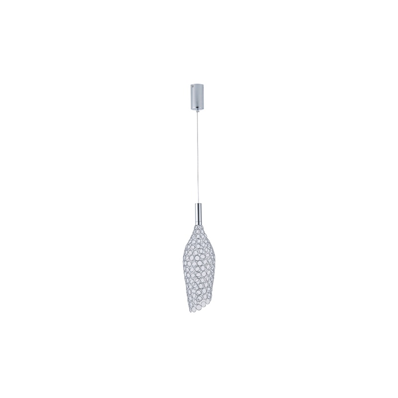 Arte Illumina Φωτιστικό Μονόφωτο Μέταλλο 6,3W 3000K 648lm 146x1780mm Ασημί PERFORATO (144-15062)