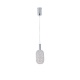 Arte Illumina Φωτιστικό Μονόφωτο Μέταλλο LED 6,3W 3000K 648lm Φ200X1580mm Ασημί PERFORATO (144-15066)