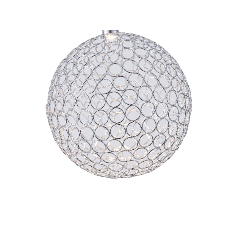 Arte Illumina Φωτιστικό Μονόφωτο Μέταλλο Οβάλ LED 6,3W 3000K 648lm Φ20x1588mm AΣΗΜΙ PERFORATO (144-15069)