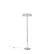 Arte Illumina Επιδαπέδιο Φωτιστικό Μέταλλο LED 10W 3000K 1080lm Φ350x1350mm Ασημί PERFORATO (144-15075)