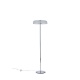 Arte Illumina Επιδαπέδιο Φωτιστικό Μέταλλο LED 10W 3000K 1080lm Φ350x1350mm Ασημί PERFORATO (144-15075)