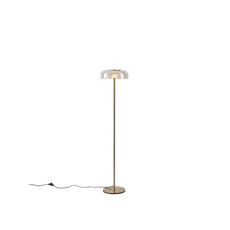 Arte Illumina Επιδαπέδιο Φωτιστικό Μέταλλο MEΓυαλί 8W 3000K 960lm Φ300x1350mm ΚΟΝΙΑΚ LOBBY (144-15092)