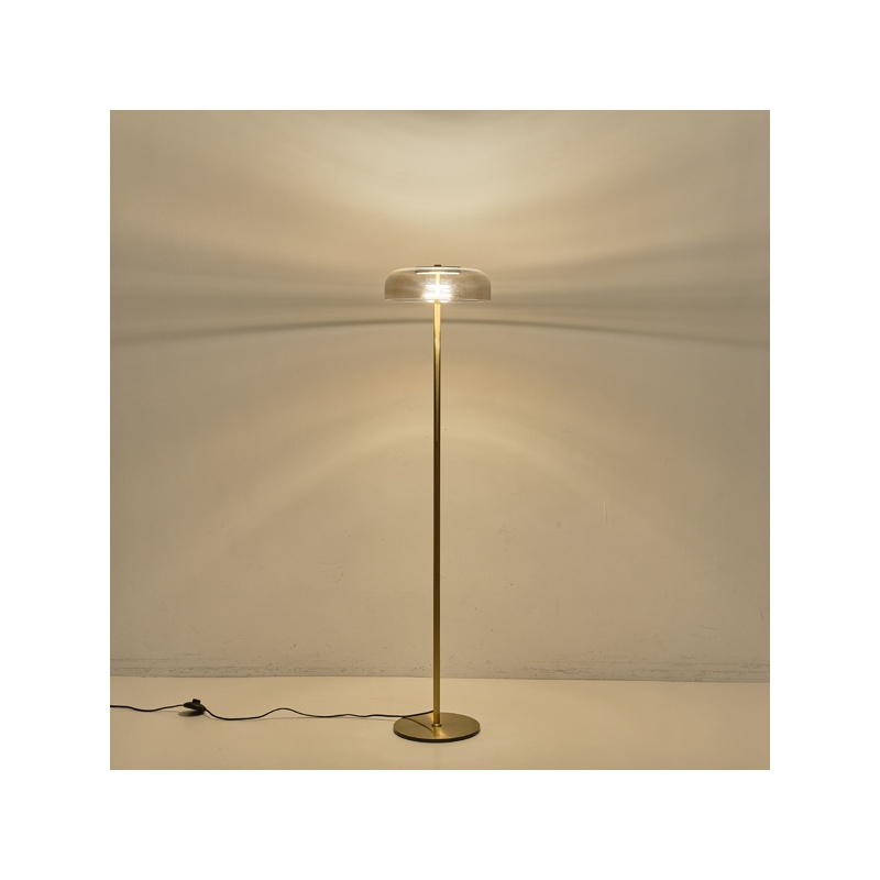 Arte Illumina Επιδαπέδιο Φωτιστικό Μέταλλο MEΓυαλί 8W 3000K 960lm Φ300x1350mm ΚΟΝΙΑΚ LOBBY (144-15092)