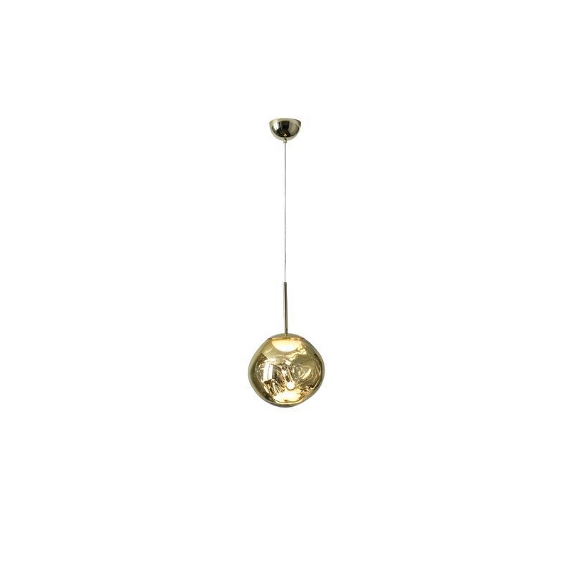 Arte Illumina Φωτιστικό Κρεμαστό Στρογγυλό LED 6W 3000K 600lm Φ30 Χρυσό PICADILLY (144-15116)