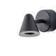 Arte Illumina Απλίκα Τοίχου 5W 3000K 80Χ135mm Μαύρο CAMPANELLE (144-16094)
