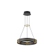 Arte Illumina Φωτιστικό Κρεμαστό LED 21W 3000K 2100lm 420X1200mm Μαύρο Χρυσό Αλουμινίου LUIS (144-17040)