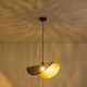 Arte Illumina Φωτιστικό Κρεμαστό Μαύρο Χρυσό Μεταλλικό 1XE27 Φ600mm Max 15W MERCURY (144-23018)