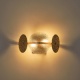 Arte Illumina Απλίκα Τοίχου Χρυσή 2XE14 ΜΑΧ 40W 160Χ330Χ180mm GLOW (144-24040)
