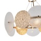 Arte Illumina KΡΕΜΑΣΤΟ Φωτιστικό Χρυσό 6XE14 ΜΑΧ 40W Φ560H670mm GLOW (144-24041)