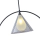 Arte Illumina ΓυαλίΝΟ Φωτιστικό Κρεμαστό ΦΙΜΕ G9 Max 25W 410X180+1200mm DELTA (144-24111)