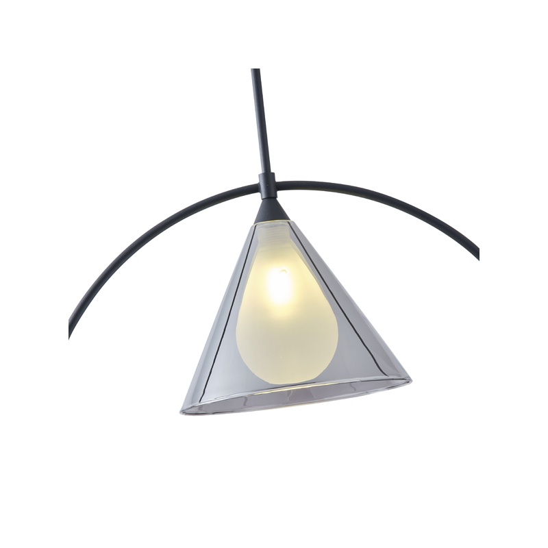 Arte Illumina ΓυαλίΝΟ Φωτιστικό Κρεμαστό ΦΙΜΕ G9 Max 25W 410X180+1200mm DELTA (144-24111)