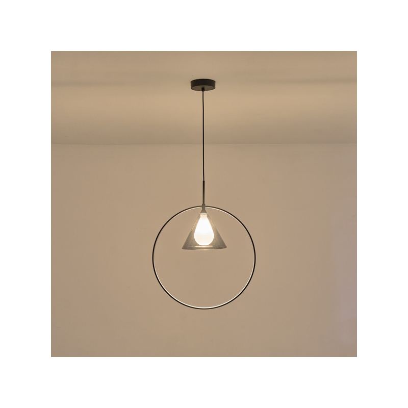 Arte Illumina ΓυαλίΝΟ Φωτιστικό Κρεμαστό Δίφωτο ΦΙΜΕ G9 Max 2x10W 410x1800mm DELTA (144-24112)