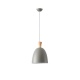 Arte Illumina Φωτιστικό Κρεμαστό Μεταλλικό1XΕ27 Max 15W 230X230mm Γκρι SIMPLO (144-24121)