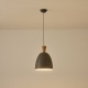 Arte Illumina Φωτιστικό Κρεμαστό Μεταλλικό1XΕ27 Max 15W 230X230mm Γκρι SIMPLO (144-24121)