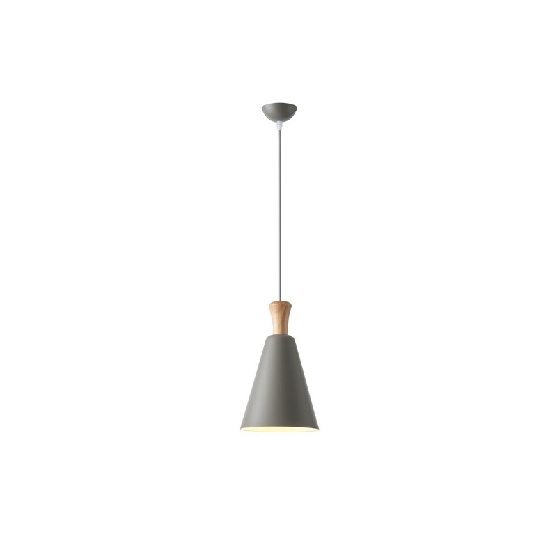 Arte Illumina Φωτιστικό Κρεμαστό Μεταλλικό 1XΕ27 Max15W 200X1380mm Γκρι SIMPLO (144-24129)