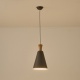 Arte Illumina Φωτιστικό Κρεμαστό Μεταλλικό 1XΕ27 Max15W 200X1380mm Γκρι SIMPLO (144-24129)