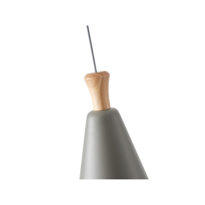 Arte Illumina Φωτιστικό Κρεμαστό Μεταλλικό 1XΕ27 Max15W 200X1380mm Γκρι SIMPLO (144-24129)