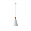 Arte Illumina Φωτιστικό Κρεμαστό Μεταλλικό1XΕ27 Max 15W 200X1380mm Άσπρο SIMPLO (144-24130)