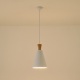 Arte Illumina Φωτιστικό Κρεμαστό Μεταλλικό1XΕ27 Max 15W 200X1380mm Άσπρο SIMPLO (144-24130)