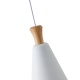 Arte Illumina Φωτιστικό Κρεμαστό Μεταλλικό1XΕ27 Max 15W 200X1380mm Άσπρο SIMPLO (144-24130)