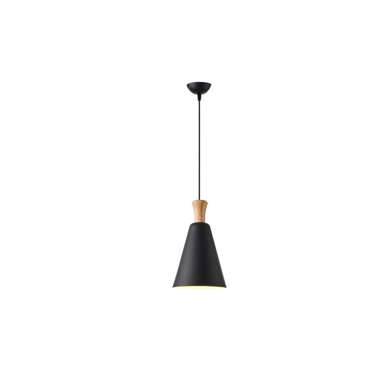 Arte Illumina Φωτιστικό Κρεμαστό Μεταλλικό1XΕ27 Max 15W 200X1380mm Μαύρο SIMPLO (144-24131)