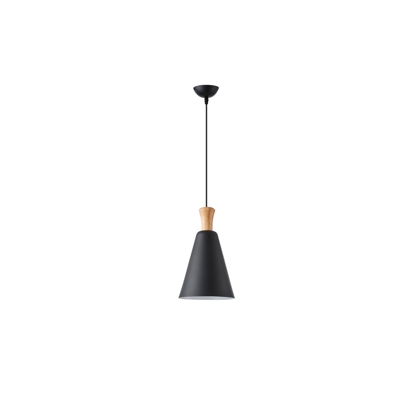 Arte Illumina Φωτιστικό Κρεμαστό Μεταλλικό1XΕ27 Max 15W 200X1380mm Μαύρο SIMPLO (144-24131)