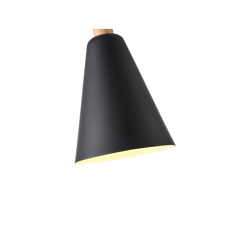Arte Illumina Φωτιστικό Κρεμαστό Μεταλλικό1XΕ27 Max 15W 200X1380mm Μαύρο SIMPLO (144-24131)
