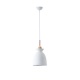Arte Illumina Φωτιστικό Κρεμαστό Μεταλλικό1XΕ27 Max 15W 195X1294mmΆσπρο SIMPLO (144-24137)