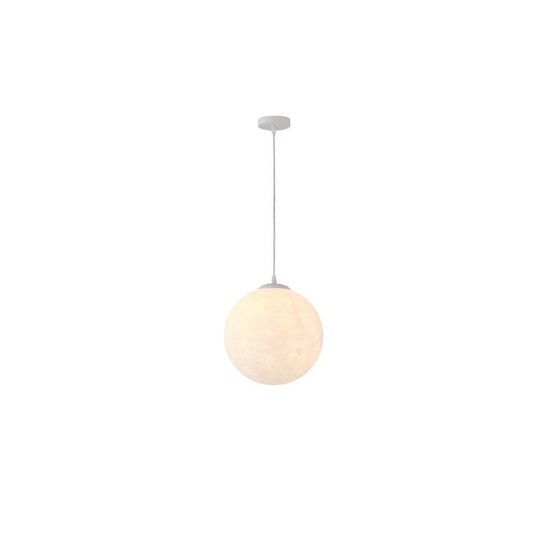 Arte Illumina Φωτιστικό Κρεμαστό Μεταλλικό 1XΕ27 Max 15W 300X1370mm Λευκό SELINI (144-24141)