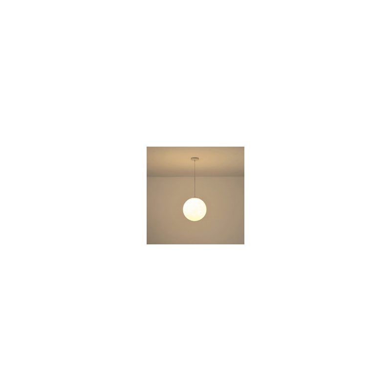 Arte Illumina Φωτιστικό Κρεμαστό Μεταλλικό 1XΕ27 Max 15W 300X1370mm Λευκό SELINI (144-24141)