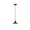 Arte Illumina Φωτιστικό Κρεμαστό Μεταλλικό 1ΧE27 Max 15W 180X1140mm Μαύρο CHROMA (144-24145)
