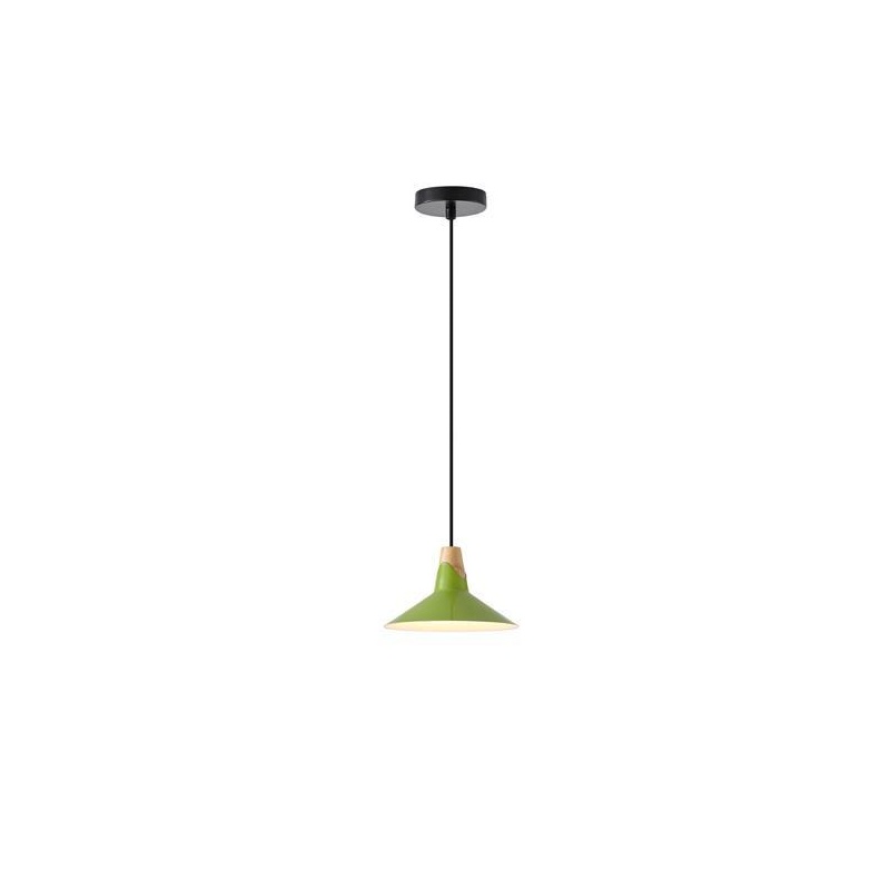 Arte Illumina Φωτιστικό Κρεμαστό Μεταλλικό 1ΧE27 Max 15W 180X1140mm Πράσινο CHROMA (144-24146)