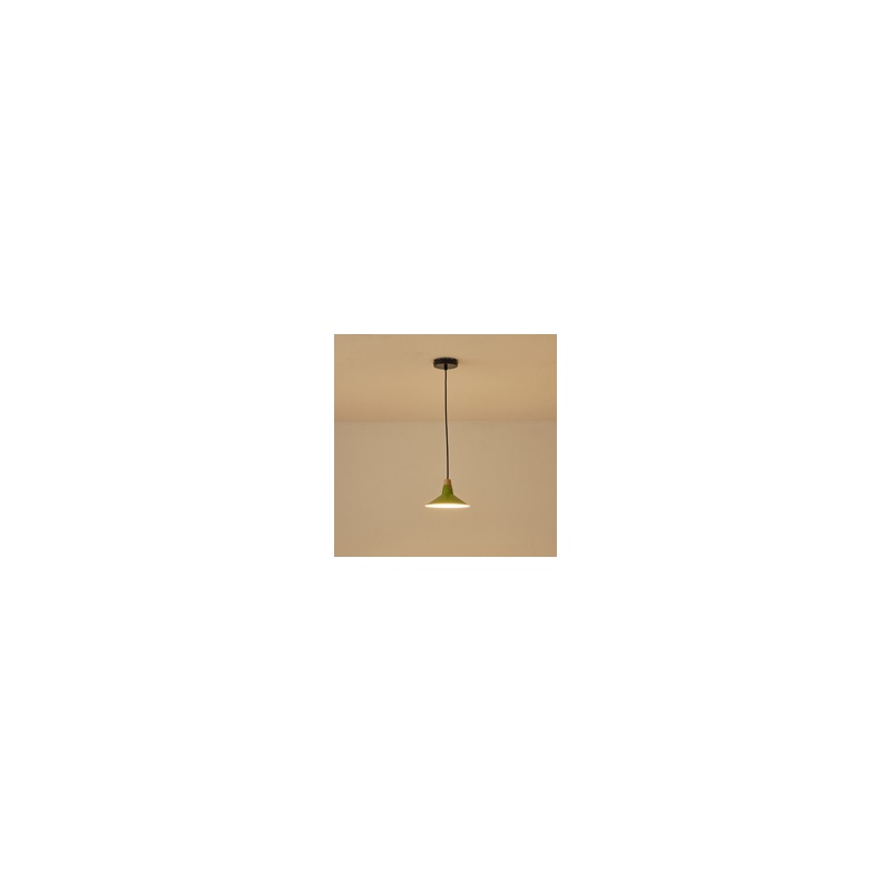 Arte Illumina Φωτιστικό Κρεμαστό Μεταλλικό 1ΧE27 Max 15W 180X1140mm Πράσινο CHROMA (144-24146)