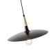 Arte Illumina Φωτιστικό Κρεμαστό Ε27 Max 15W 350X1250mm Μαύρο ESSENTIAL (144-24148)