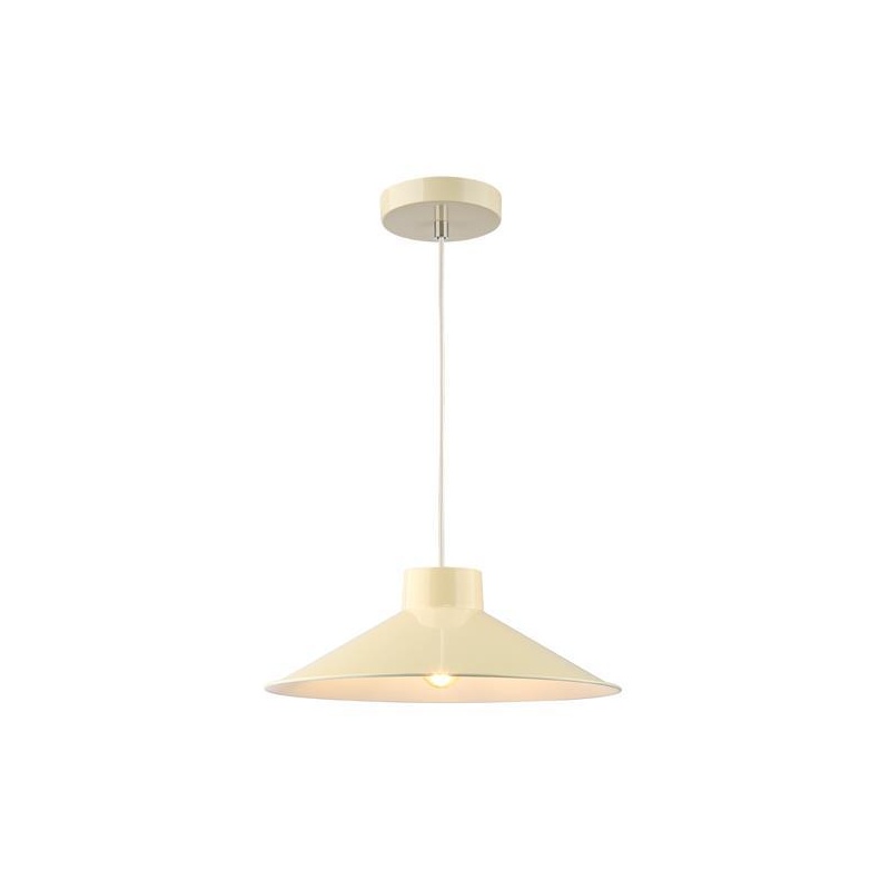 Arte Illumina Φωτιστικό Κρεμαστό Μονόφωτο 1XΕ27 Max 15W 360X1150mm ΚΡΕΜ NELI (144-28506)
