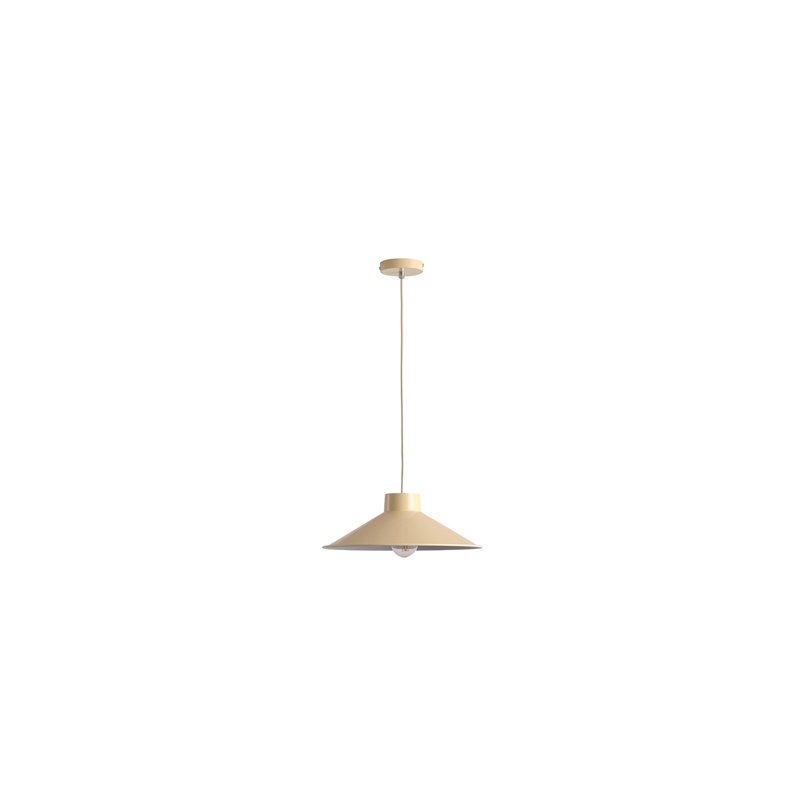 Arte Illumina Φωτιστικό Κρεμαστό Μονόφωτο 1XΕ27 Max 15W 360X1150mm ΚΡΕΜ NELI (144-28506)
