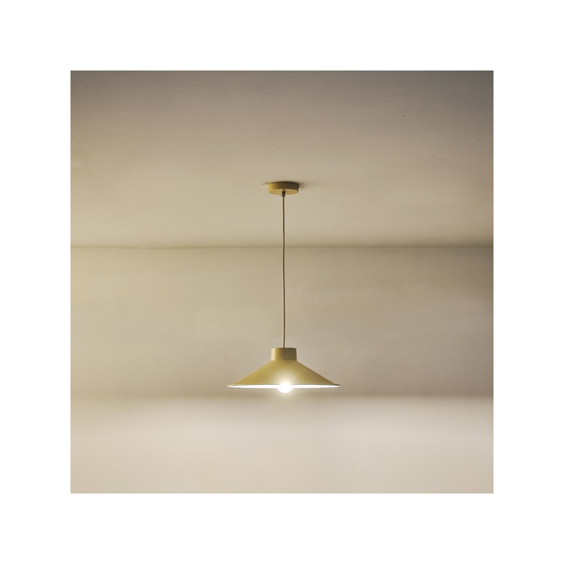 Arte Illumina Φωτιστικό Κρεμαστό Μονόφωτο 1XΕ27 Max 15W 360X1150mm ΚΡΕΜ NELI (144-28506)