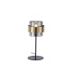 Arte Illumina Φωτιστικό Επιτραπέζιο E27 Max 15W 180X415mm Μαύρο Χρυσό RELIAC (144-28543)