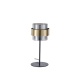 Arte Illumina Φωτιστικό Επιτραπέζιο E27 Max 15W 180X415mm Μαύρο Χρυσό RELIAC (144-28543)