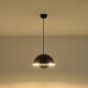 Arte Illumina Φωτιστικό Κρεμαστό Μεταλλικό 1ΧE27 Max 15W 300X1290mm Μαύρο JARDEN (144-28550)