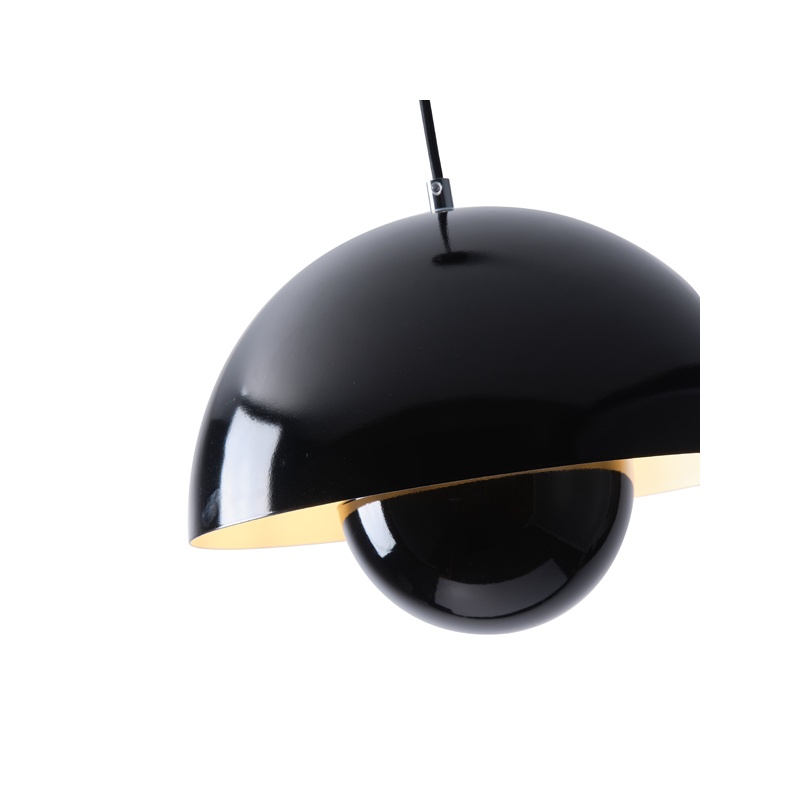 Arte Illumina Φωτιστικό Κρεμαστό Μεταλλικό 1ΧE27 Max 15W 300X1290mm Μαύρο JARDEN (144-28550)