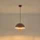 Arte Illumina Φωτιστικό Κρεμαστό Μεταλλικό 1ΧE27 Max 15W 300X1290mm Καφέ JARDEN (144-28551)