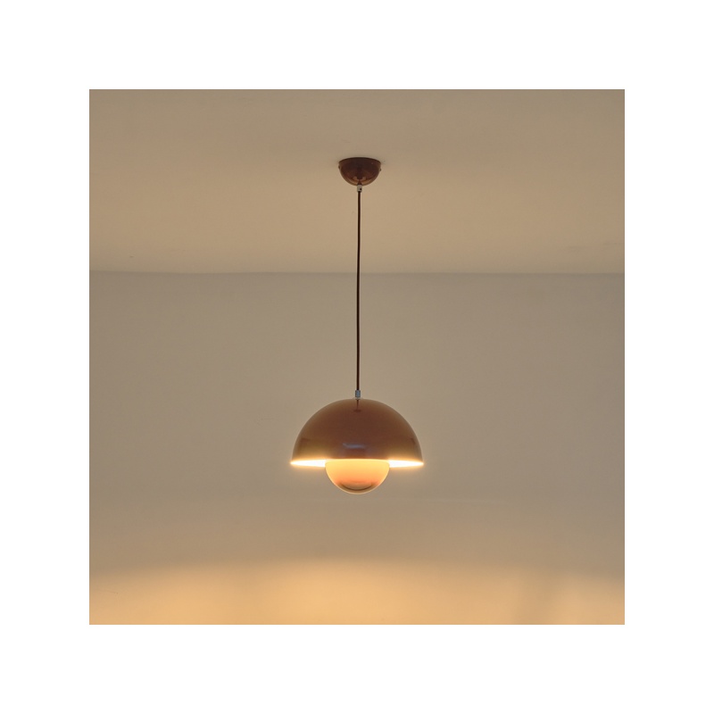 Arte Illumina Φωτιστικό Κρεμαστό Μεταλλικό 1ΧE27 Max 15W 300X1290mm Καφέ JARDEN (144-28551)