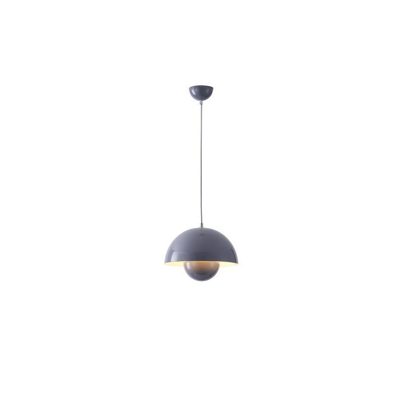 Arte Illumina Φωτιστικό Κρεμαστό Μεταλλικό 1ΧE27 Max 15W 300X1290mm Γκρι JARDEN (144-28552)